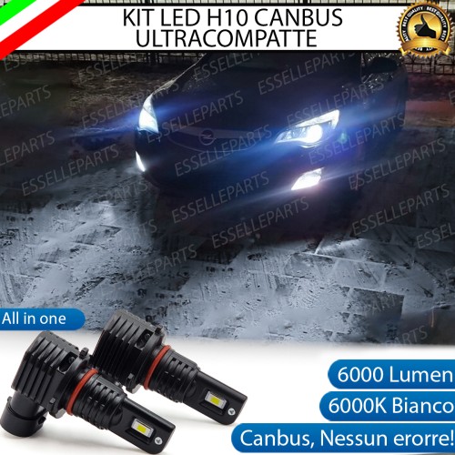 Kit Full LED H10 6000 LUMEN Canbus 6000K Bianco Fendinebbia Opel Astra J fino al 2012