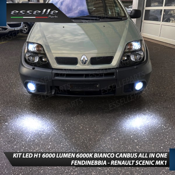 Kit Full LED coppia H1 6000 LUMEN Fendinebbia per RENAULT SCENIC MK1