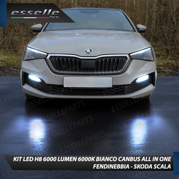 Kit Full LED H8 6000 LUMEN Canbus 6000K Fendinebbia SKODA SCALA