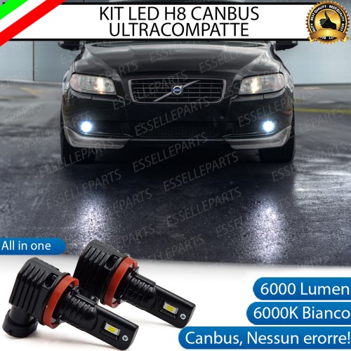 Kit Full LED H8 6000 LUMEN Canbus 6000K Fendinebbia per VOLVO S80 MK2