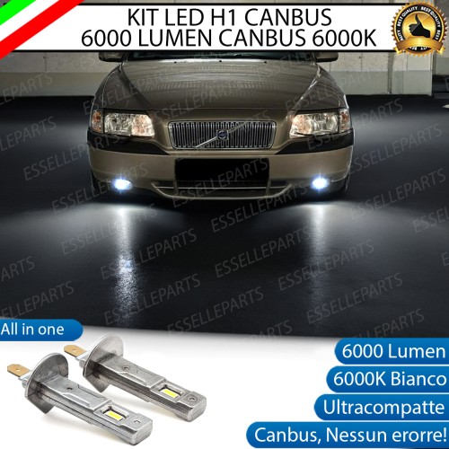 Kit Full LED coppia H1 6000 LUMEN Fendinebbia per VOLVO S60 MK1