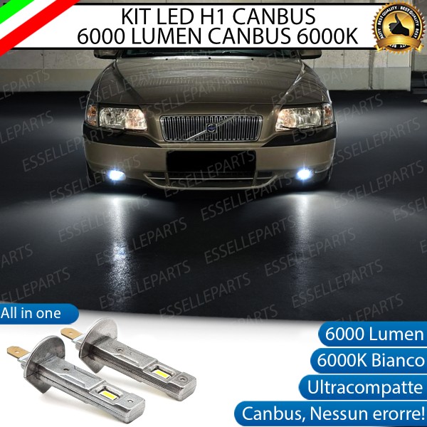 Kit Full LED coppia H1 6000 LUMEN Fendinebbia per VOLVO S60 MK1