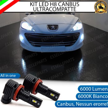 Kit Full LED H8 6000 LUMEN Canbus 6000K Fendinebbia per PEUGEOT RCZ