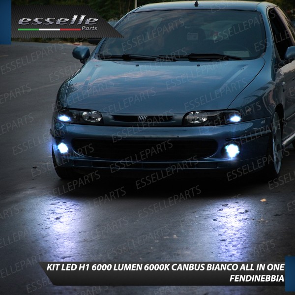 Kit Full LED coppia H1 6000 LUMEN Fendinebbia per Fiat Brava
