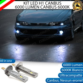 Kit Full LED coppia H1 6000 LUMEN Fendinebbia per Fiat Brava