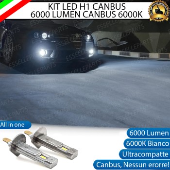 Kit Full LED coppia H1 6000 LUMEN Fendinebbia per Alfa Romeo Brera Kit Full LED coppia H1 6000 LUMEN Fendinebbia per Alfa Romeo Brera