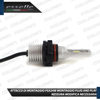 Lampade PSX24W 1800 LUMEN Fendinebbia CITROEN C4 CACTUS Restyling