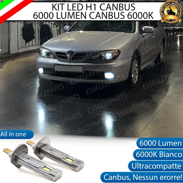 Kit Full LED coppia H1 6000 LUMEN Fendinebbia per NISSAN PRIMERA MK2