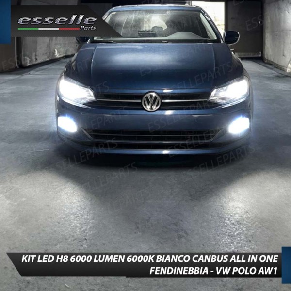 Kit Full LED H8 6000 LUMEN Canbus 6000K Fendinebbia per VW POLO AW1