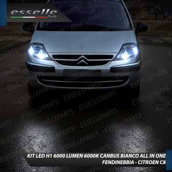 Kit Full LED coppia H1 6000 LUMEN Fendinebbia per Citroen C8 Kit Full LED coppia H1 6000 LUMEN Fendinebbia per Citroen C8