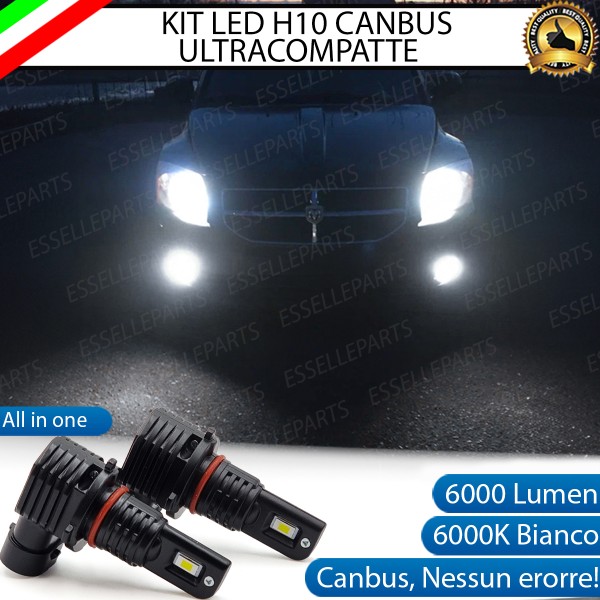 Kit Full LED H10 6000 LUMEN Fendinebbia per Dodge Caliber fino al 06/2010