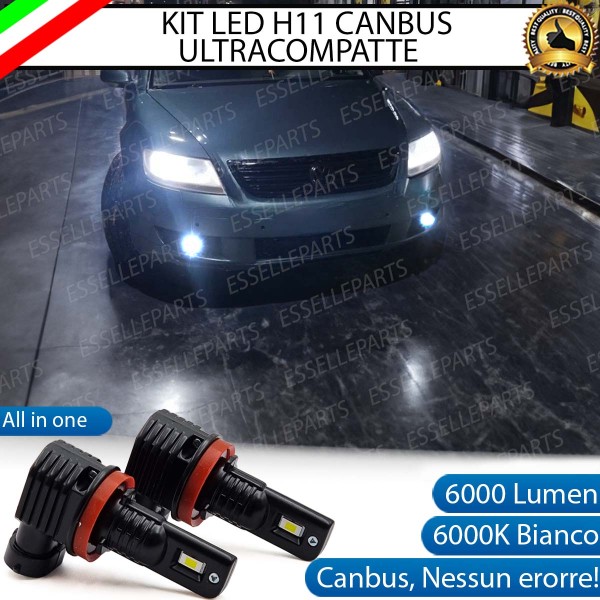 Kit Full LED H11 6000 LUMEN Canbus 6000K Bianco Fendinebbia VW PHAETON