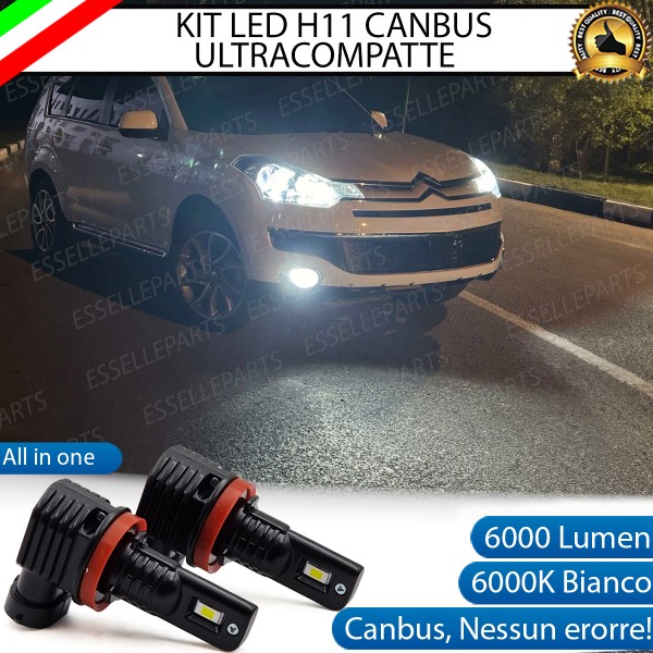 Kit Full LED H11 6000 LUMEN Canbus 6000K Fendinebbia per CITROEN C-CROSSER