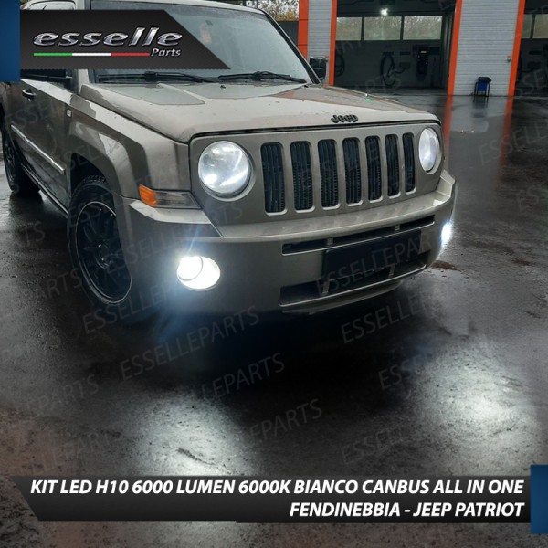 Kit Full LED H10 6000 LUMEN Fendinebbia per JEEP PATRIOT FINO AL 2010