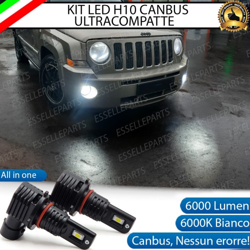 Kit Full LED H10 6000 LUMEN Fendinebbia per JEEP PATRIOT FINO AL 2010