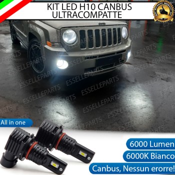 Kit Full LED H10 6000 LUMEN Fendinebbia per JEEP PATRIOT FINO AL 2010 Kit Full LED H10 6000 LUMEN Fendinebbia per JEEP PATRIOT FINO AL 2010
