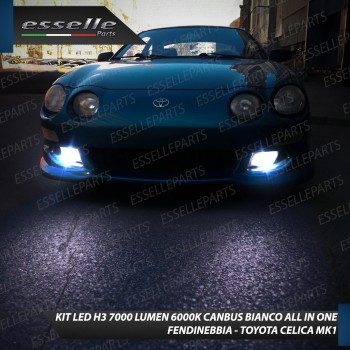 Kit Full LED H3 7000 Lumen Fendinebbia per TOYOTA Celica Mk1
