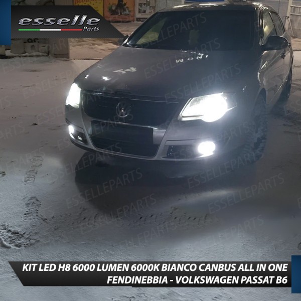 Kit Full LED H8 6000 LUMEN Canbus 6000K Fendinebbia per VOLKSWAGEN PASSAT B6