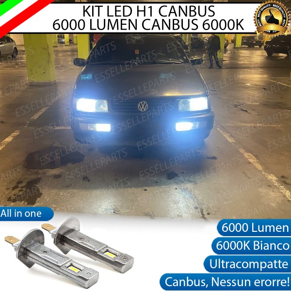 Kit Full LED coppia H1 6000 LUMEN Fendinebbia per VOLKSWAGEN PASSAT B4