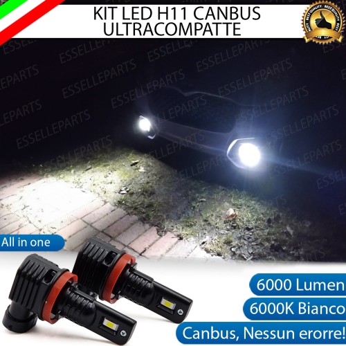 Kit Full LED H11 6000 LUMEN Canbus 6000K Bianco Fendinebbia per CHATENET CH 30