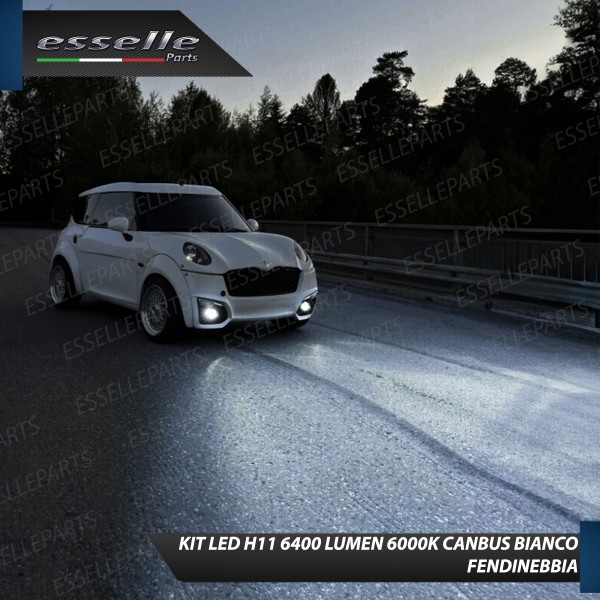 Kit Full LED Fendinebbia H11 6400 Lumen 6000K bianco CHATENET CH 40