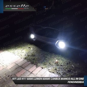 Kit Full LED H11 6000 LUMEN Canbus 6000K Bianco Fendinebbia per CHATENET CH 40