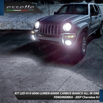 Kit Full LED H10 6000 LUMEN Fendinebbia per Jeep Cherokee KJ