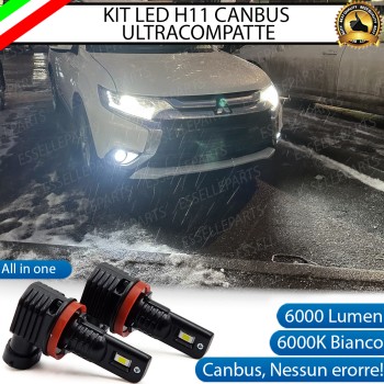Kit Full LED H11 6000 LUMEN Canbus 6000K Fendinebbia per MITSUBISHI OUTLANDER PHEV MK3 Kit Full LED H11 6000 LUMEN Canbus 6000K Fendinebbia per MITSUBISHI OUTLANDER PHEV MK3