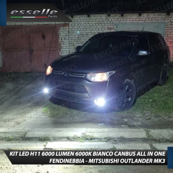 Kit Full LED H11 6000 LUMEN Canbus 6000K Fendinebbia per MITSUBISHI OUTLANDER MK3 Kit Full LED H11 6000 LUMEN Canbus 6000K Fendinebbia per MITSUBISHI OUTLANDER MK3