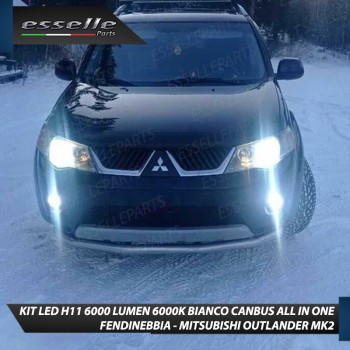 Kit Full LED H11 6000 LUMEN Canbus 6000K Fendinebbia per MITSUBISHI OUTLANDER MK2 Kit Full LED H11 6000 LUMEN Canbus 6000K Fendinebbia per MITSUBISHI OUTLANDER MK2