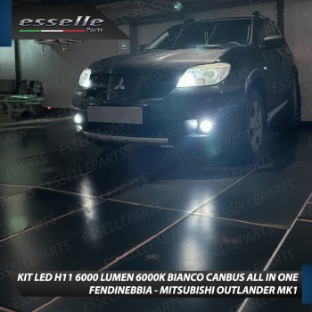 Kit Full LED H11 6000 LUMEN Canbus 6000K Fendinebbia per MITSUBISHI OUTLANDER MK1 Kit Full LED H11 6000 LUMEN Canbus 6000K Fendinebbia per MITSUBISHI OUTLANDER MK1