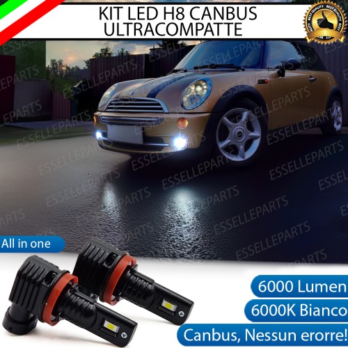 Kit Full LED H8 6000 LUMEN Canbus 6000K Fendinebbia per MINI R50 dal 07/2004 in poi