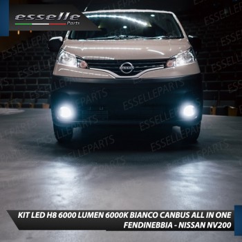 Kit Full LED H8 6000 LUMEN Canbus 6000K Fendinebbia per NISSAN NV200