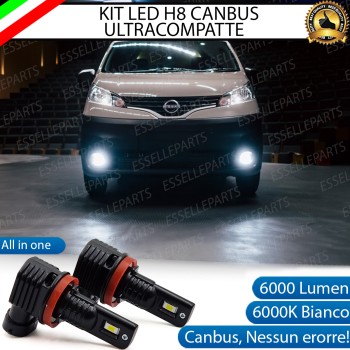 Kit Full LED H8 6000 LUMEN Canbus 6000K Fendinebbia per NISSAN NV200