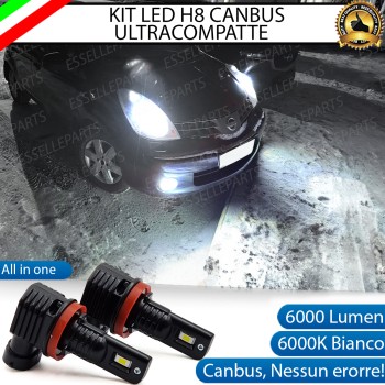 Kit Full LED H8 6000 LUMEN Canbus 6000K Fendinebbia per NISSAN NOTE MK1