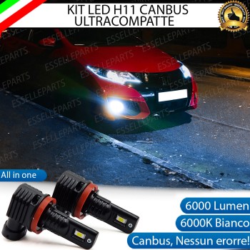 Kit Full LED H11 6000 LUMEN Canbus 6000K Fendinebbia per Honda Civic 9G Kit Full LED H11 6000 LUMEN Canbus 6000K Fendinebbia per Honda Civic 9G