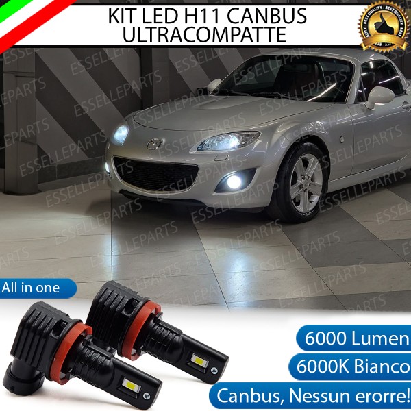 Kit Full LED H11 6000 LUMEN Canbus 6000K Fendinebbia per MAZDA MX-5 MK3