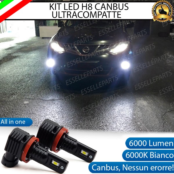 Kit Full LED H8 6000 LUMEN Canbus 6000K Fendinebbia per NISSAN MURANO MK2