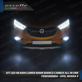 Kit Full LED H8 6000 LUMEN Canbus 6000K Fendinebbia per OPEL MOKKA X