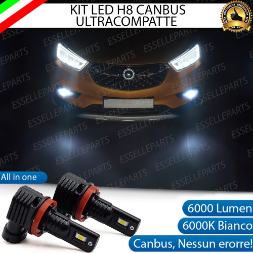 Kit Full LED H8 6000 LUMEN Canbus 6000K Fendinebbia per OPEL MOKKA X