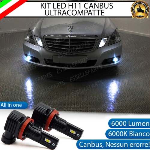 Kit Full LED H11 6000 LUMEN Canbus 6000K Bianco Fendinebbia per Mercedes Classe E W212