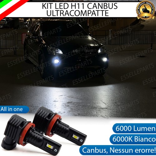 Kit Full LED H11 6000 LUMEN Canbus 6000K Bianco Fendinebbia per Mercedes ML W164