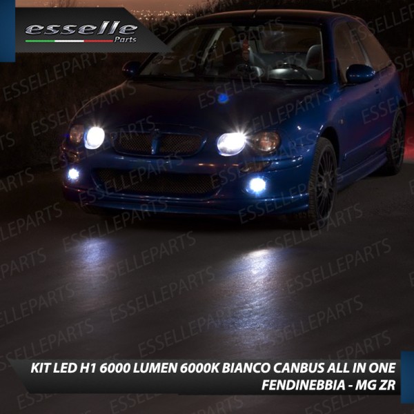 Kit Full LED coppia H1 6000 LUMEN Fendinebbia per MG ZR