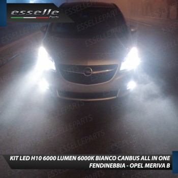 Kit Full LED H10 6000 LUMEN Canbus 6000K Bianco Fendinebbia per OPEL MERIVA B Kit Full LED H10 6000 LUMEN Canbus 6000K Bianco Fendinebbia per OPEL MERIVA B
