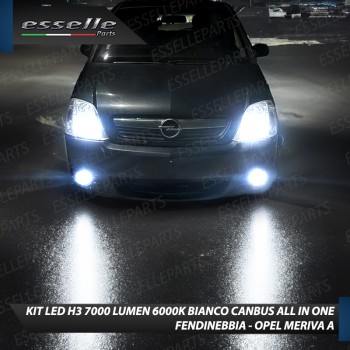 Kit Full LED H3 7000 Lumen Fendinebbia per OPEL MERIVA A Kit Full LED H3 7000 Lumen Fendinebbia per OPEL MERIVA A