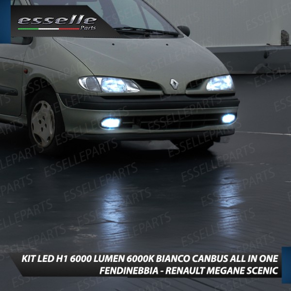 Kit Full LED coppia H1 6000 LUMEN Fendinebbia per RENAULT MEGANE SCENIC