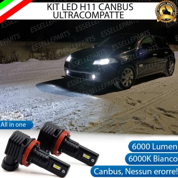 Kit Full LED H11 6000 LUMEN Canbus 6000K Fendinebbia per RENAULT MEGANE MK2
