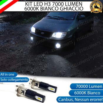 Kit Full LED H3 7000 Lumen Fendinebbia per HYUNDAI MATRIX
