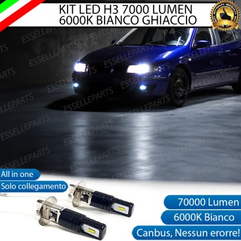 Kit Full LED H3 7000 Lumen Fendinebbia per SEAT LEON MK1 1M Kit Full LED H3 7000 Lumen Fendinebbia per SEAT LEON MK1 1M