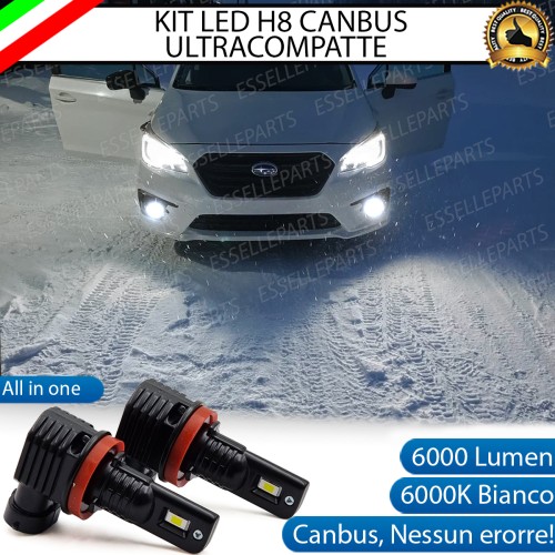 Kit Full LED H8 6000 LUMEN Canbus 6000K Fendinebbia per SUBARU LEGACY MK6